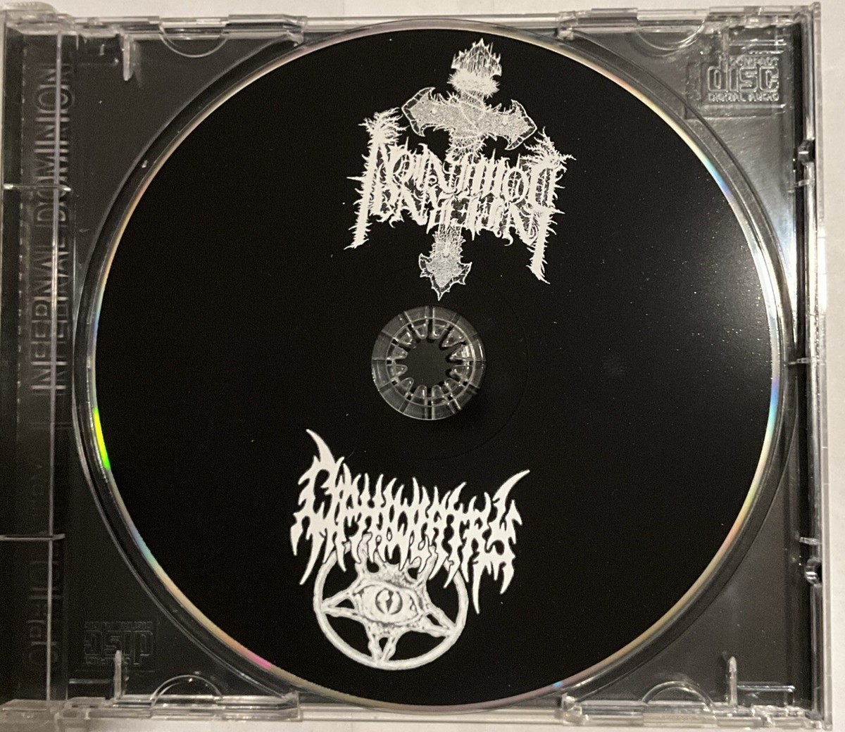 Ophiolatry / Infernal Dominion – Split CD 2004 Deathgasm Records