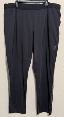 Quick Dry Dri Women s Athletic Leggings Black Brushed Interior Xersion XXL NWT