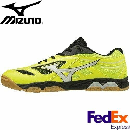 Mizuno Table Tennis Shoes WAVE MEDAL 6 Yellow / White / Black Unisex Model  | eBay