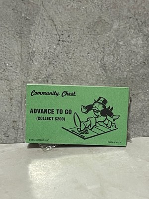 1997 Napa Valley Edition Monopoly - Community Chest cards (sealed)