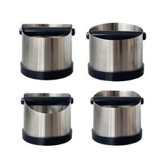 Stainless Steel Coffee Knock Box Nonslip with Removable Knock Bar Espresso Dump