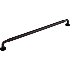 Top Knobs TK827BLK Serene Collection 12" Lily Pull, Flat Black