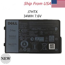 Genuine 34WH J7HTX Battery For Dell Latitude 7202 7212 7220 Rugged Tablet FH8RW