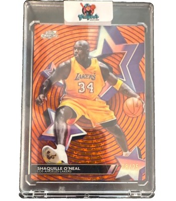 Topps 2025-26 Cosmic Chrome Starfractor Shaquille O'Neal SF-49 8/25