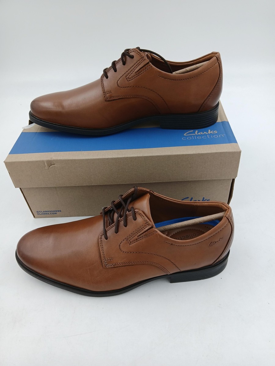 Clarks Tan Leather Men\'s Shoes Size 10 Clarks Mens Bowburn Lace Shoes Tan Leather Shoes : Target main image 2