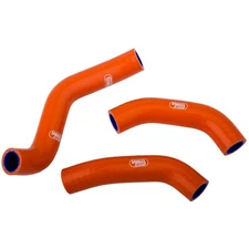 SamcoSport Radiator Hose Kit with Thermostat Bypass Orange