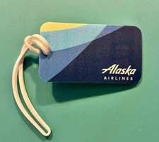 ALASKA AIRLINES LUGGAGE TAG &mdash; AURORA