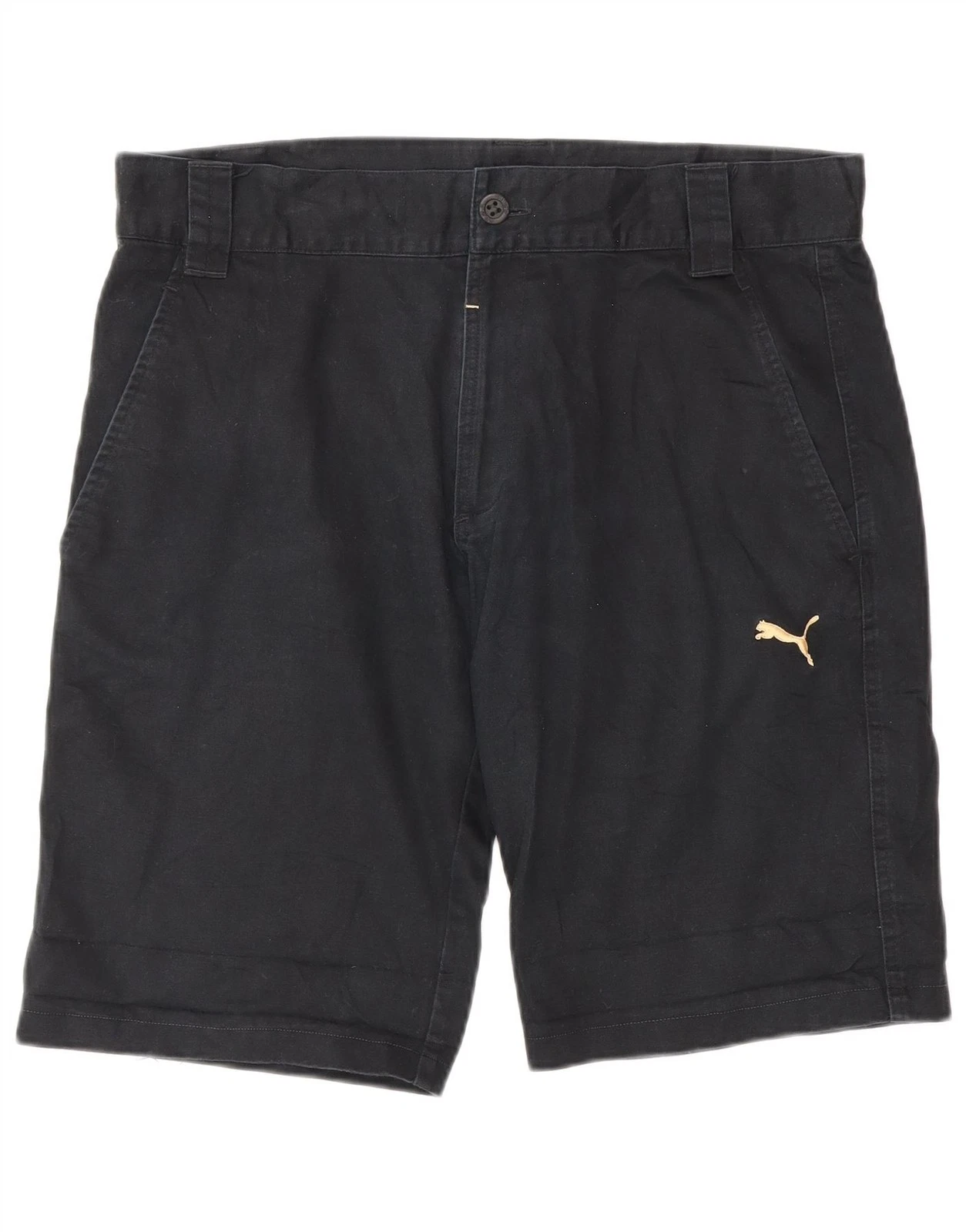 Puma Mens Chino Shorts Medium W32 Black CJ07