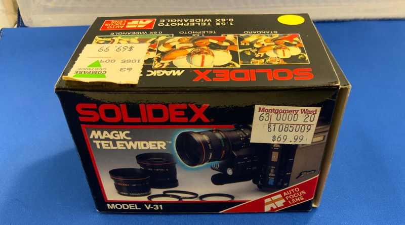 Solidex Magic Telewider Lens Model V-31 Original box and case
