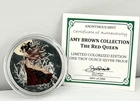 2017 Amy Brown Collection RED QUEEN 1 oz .999 Silver Round ANONYMOUS MINT W/ COA
