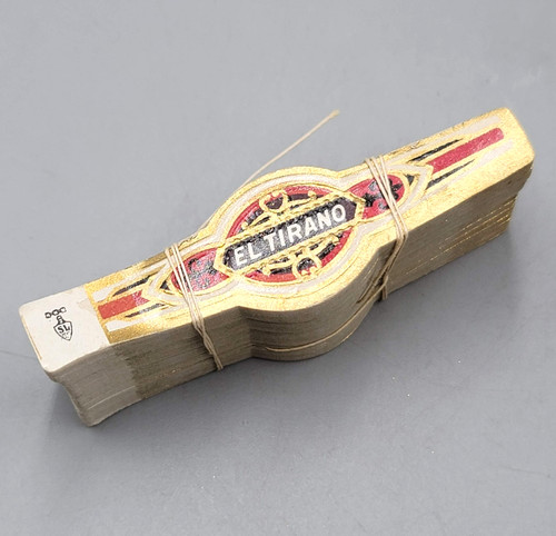 Vintage EL TIRANO Cigar Bands Lot Bundle Unused Labels  NOS