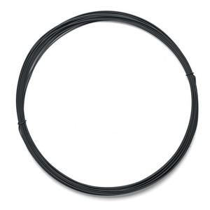 Yescom 12 Gauge 100 Ft Plastic Coated Craft Wire Garden Twist Tie Black Decor