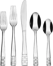 Silverware Set for , 40-Piece Stainless Steel Silverware