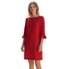 Kate Spade NY Ruffle Sleeve Mini Dress Sz 2 Luna Wool Blend Coquette Party Fun