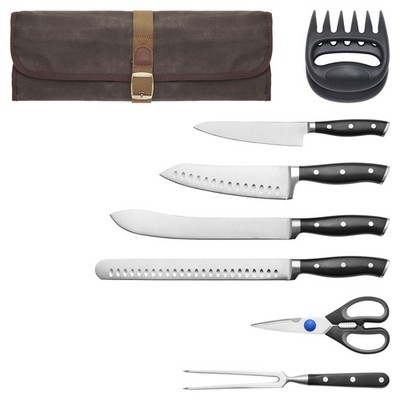 Barbecue Carving Tool Set 9 pc Forged Accent Black Henckels cordless power