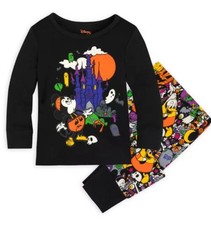 DISNEY STORE MICKEY MOUSE  FRIENDS HALLOWEEN PAJAMAS SET FOR KIDS SIZE 6 NWT