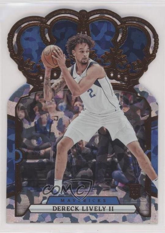 2023-24 Panini Crown Royale Crystal Dereck Lively II #5 Rookie RC 1h1u