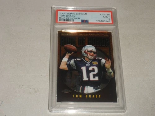 2004 Topps Chrome Ring of Honor #38 Tom Brady PSA 9 MINT