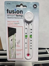 JW Pet Fusion Smart Temp Non-Standing Magnet  Aquarium Thermometer