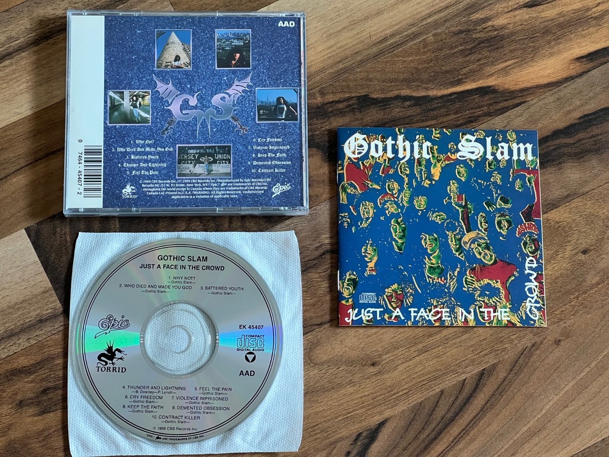 Just a Face in the Crowd by Gothic Slam (CD, Oct-1989, Epic) for