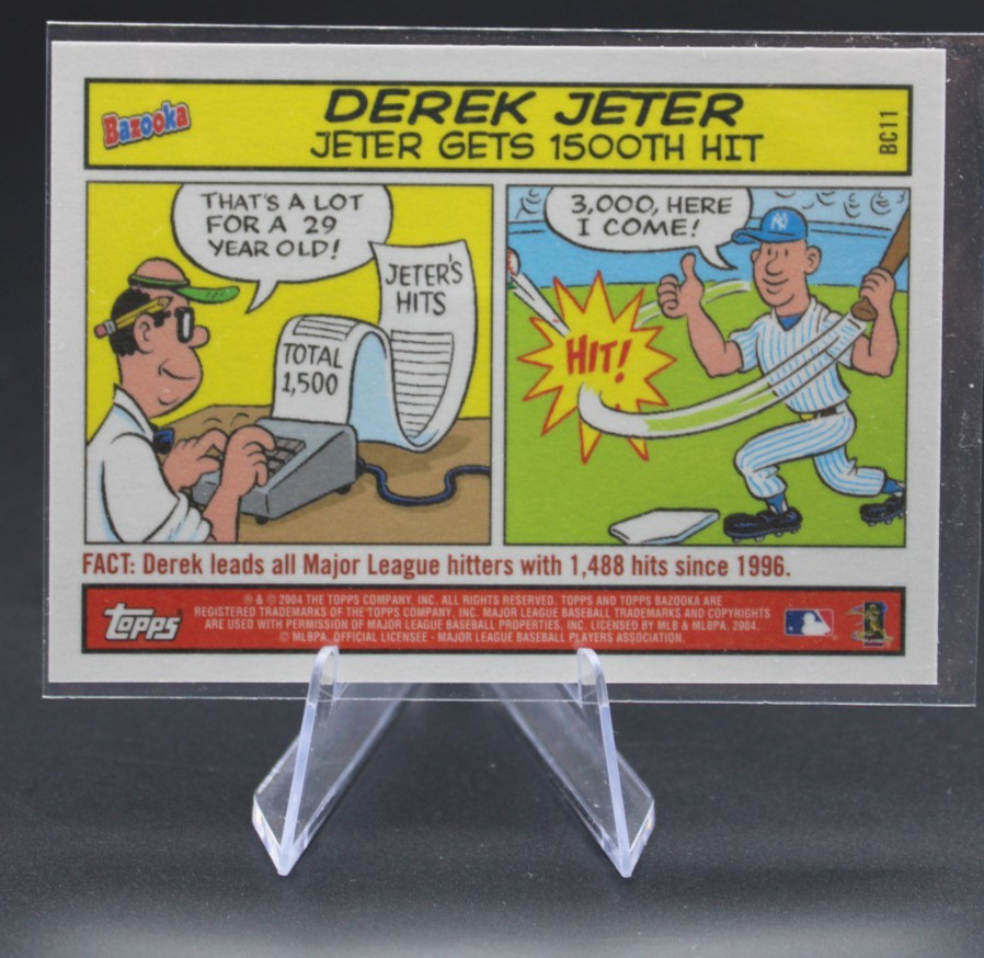 2004 Topps Bazooka Comic Derek Jeter #BC11 NM/MT New York Yankees