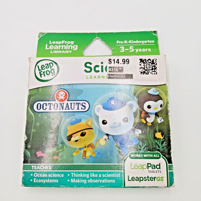 LeapFrog Disney Octonauts Science Learning Game LeapPad LeapsterGS New READ
