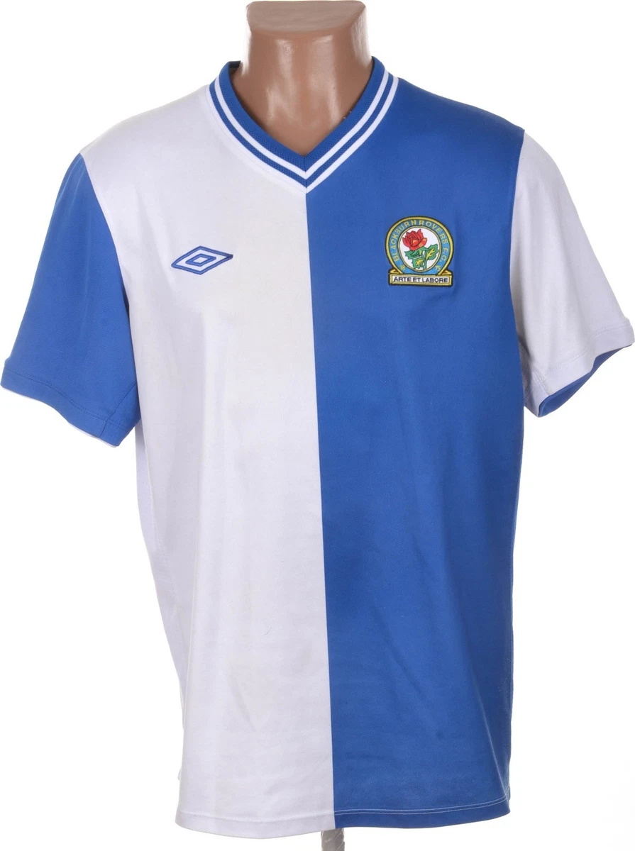 Maillot Domicile Blackburn Rovers 2014/15 – Umbro, Taille S Garçon, Occasion
