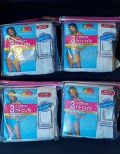 Women's sz 5 White Fruit of the Loom Hi-Cut Briefs NIB