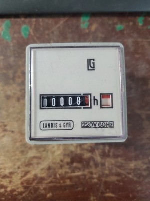 Landis & Gyr Electricalmechanical Hour Meter 220V 60Hz (TA68MS)