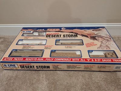 K-Line K-1125 O27 Operation Desert Storm Train Set MINT 1990s for