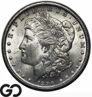 1890-O Morgan Silver Dollar Coin, Frosty Choice BU, Better New Orleans Issue