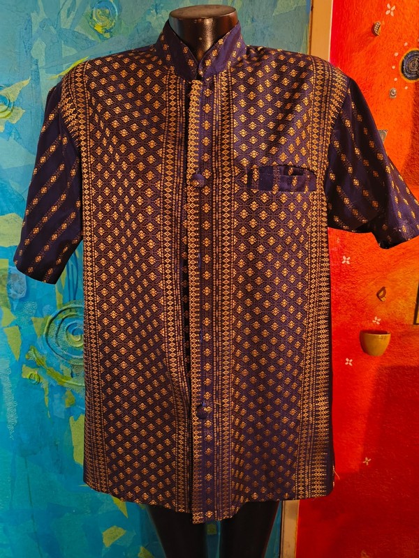 Vintage - Traditional - Indian Panjubi Shirt - Can be used for woman or man