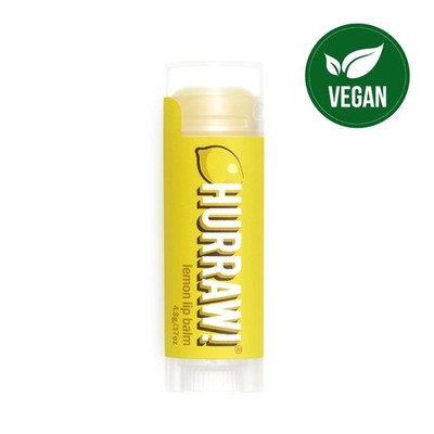 Hurraw! Bio Premium Vegane Zitronen Lippenmelisse 4,8g - 100% Natürlich