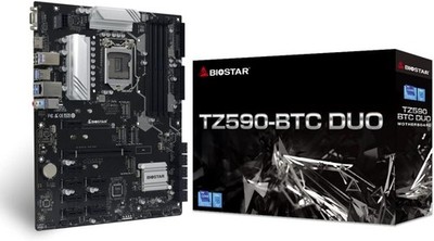 Biostar TZ590-BTC Duo + i3-10100F + 8GB RAM + Cooler   In Box (MotherBoard/CPU)