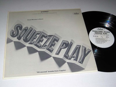 ''60 SECOND'' BREAKS FROM CAPITOL Squeeze Play CAPITOL Sample NM/NM-