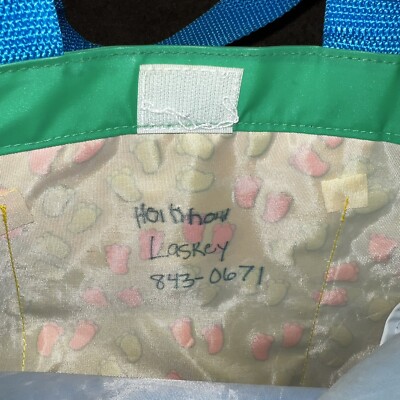 Vintage 90s Kids Barney & Friends Colorful Shoulder Tote Bag