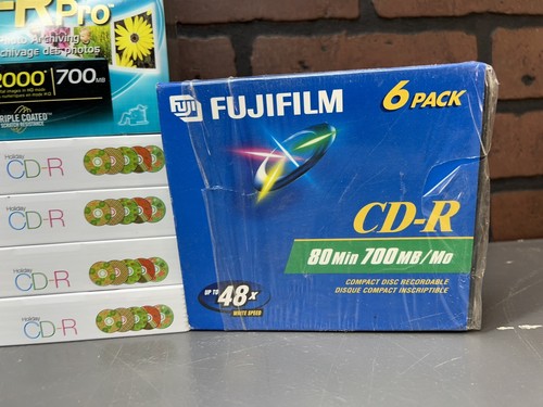 Maxell Memorex Fuji Belkin Mix of CD-R & CD-RW Blank Discs Open Packages Lot - Photo 4/4