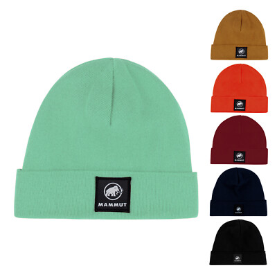 Mammut Damen Fedoz Beanie – Aus Bio-Baumwolle & Recyceltem Polyester, Nahtlos, Made In Germany