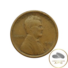 1909 VDB Lincoln Wheat Cent VF Very Fine