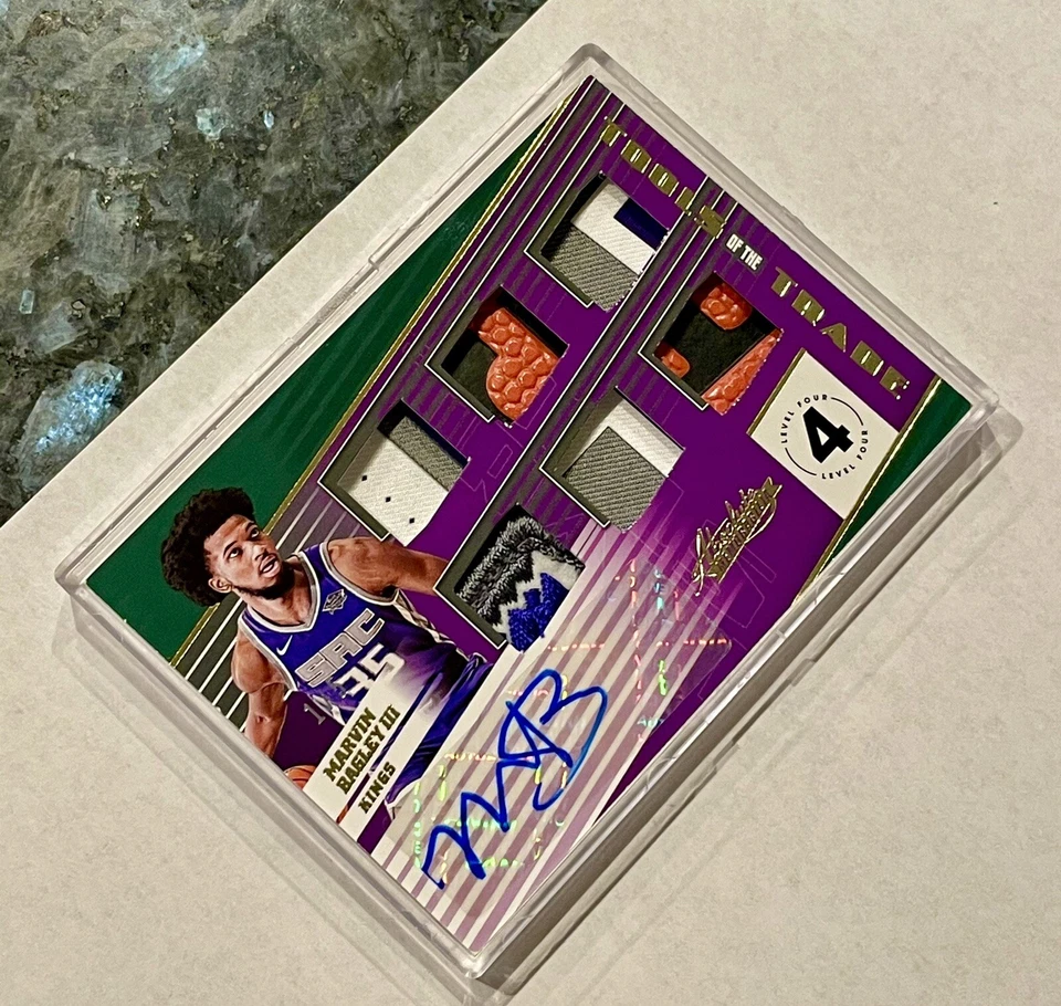 MARVIN BAGLEY 2018-19 Panini Absolute Memorabilia Rookie Jersey Auto #'d 1/5 🔥 - Image 2 of 4