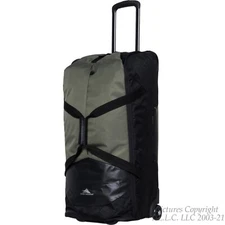 New by Samsonite Wheeled 30" Forest Green High Sierra Duffel + Swiss Camo Knife