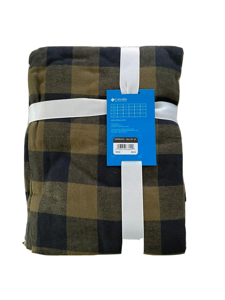 Conjunto de ropa de dormir suave tejido pijama Columbia para hombre - gris claro jaspeado - talla: X grande Foto 3 de 4