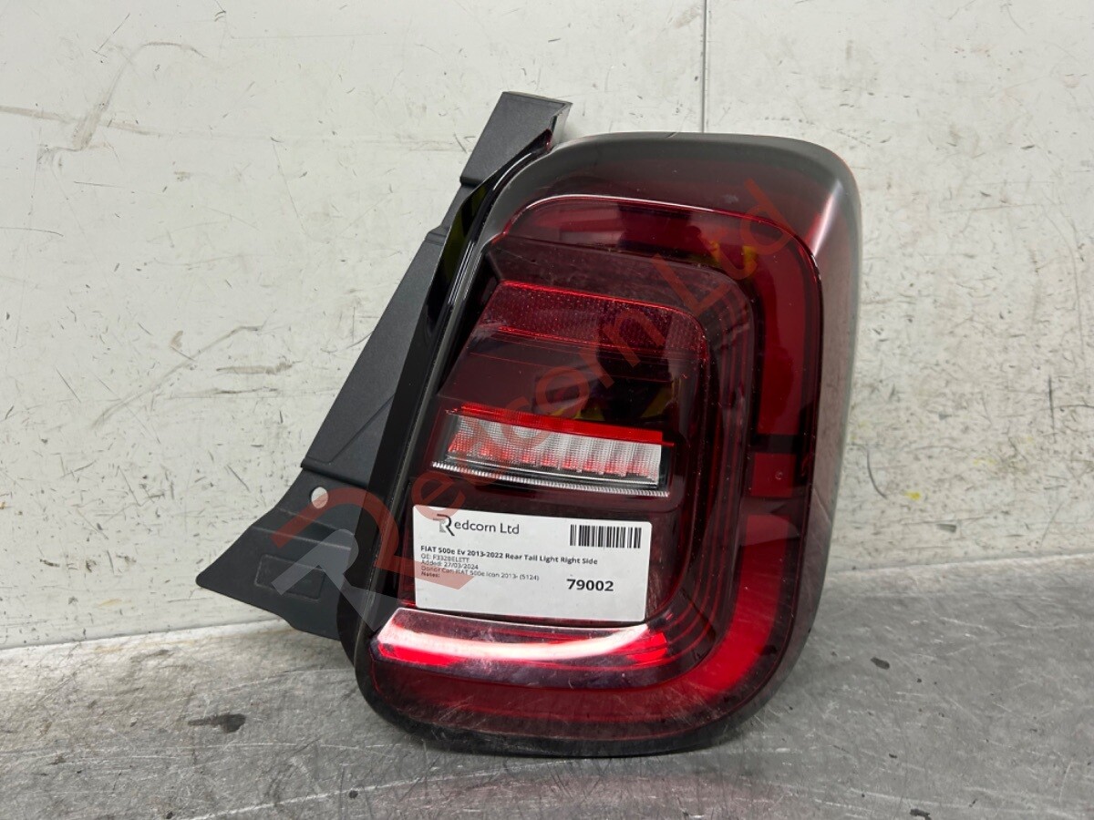 FIAT 500e 2020-2023 Rear Tail Light Right Side F332BELETT