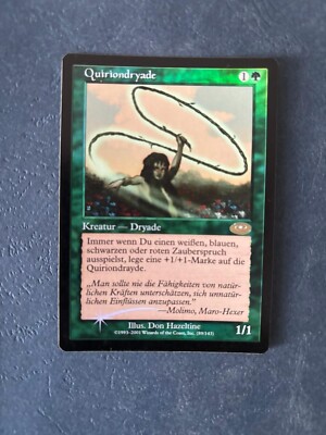 クウィリーオンのドライアド　ドイツ語　foil MTG GERMAN FOIL PLANESHIFT QUIRION DRYAD MAGIC THE GATHERING RARE