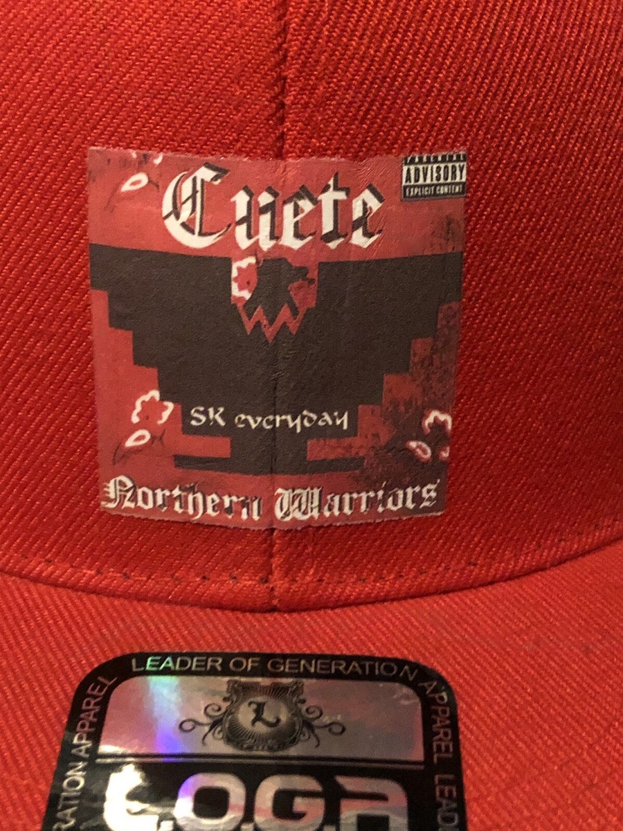 Cuete Northern Warriors Norteno Rap CD FleaMarket Red Hat 7 3/4