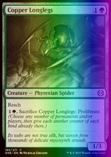 MTG Copper Longlegs (165/530) Phyrexia All Will Be One LP FOIL