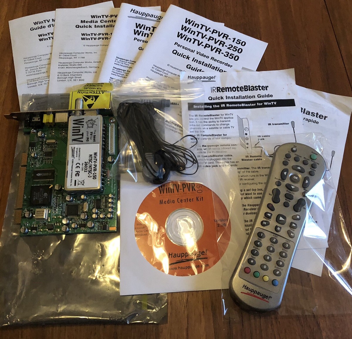 Hauppauge WinTV PVR-150 TV Tuner PVR (NTSC/NTSC-J 26032) IR