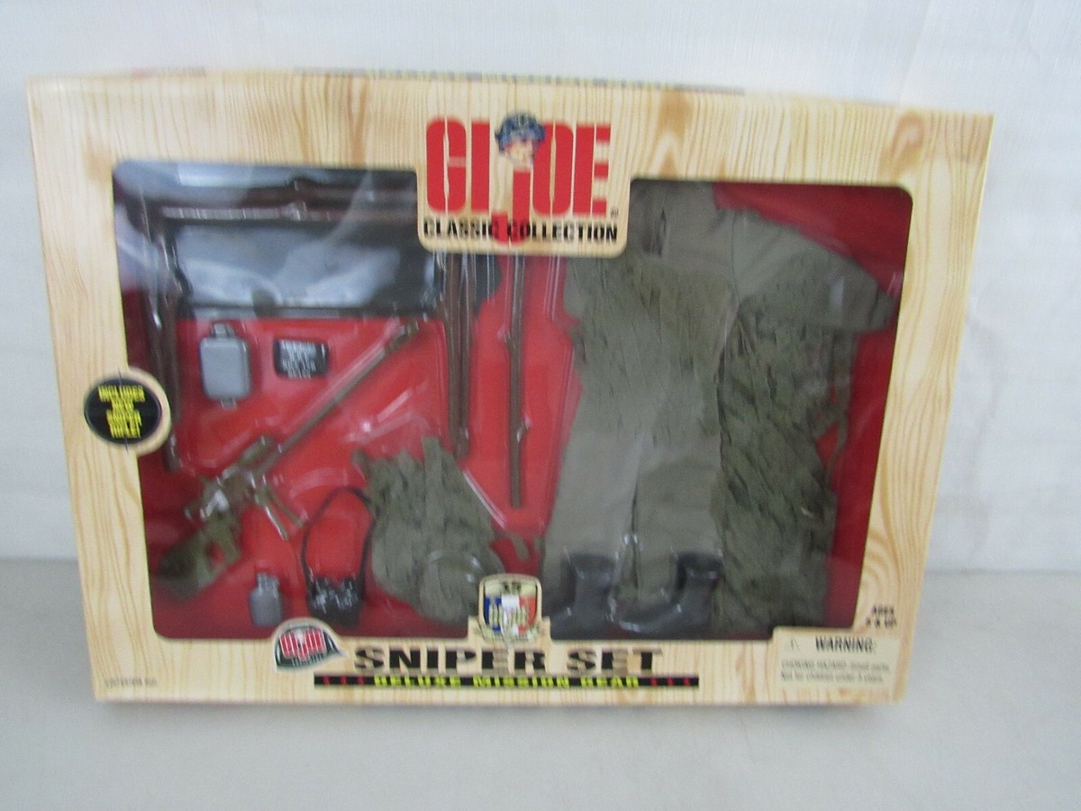 GI Joe Sniper Set Deluxe Mission Gear Classic Collection 1998-New