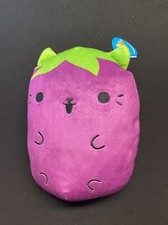Cats vs Pickles Eggplant 021 Jumbo Plush NEW 9 NWT