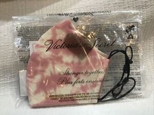 Victoria's Secret Washable Pink White Tie-dyed Face Mask Super Soft